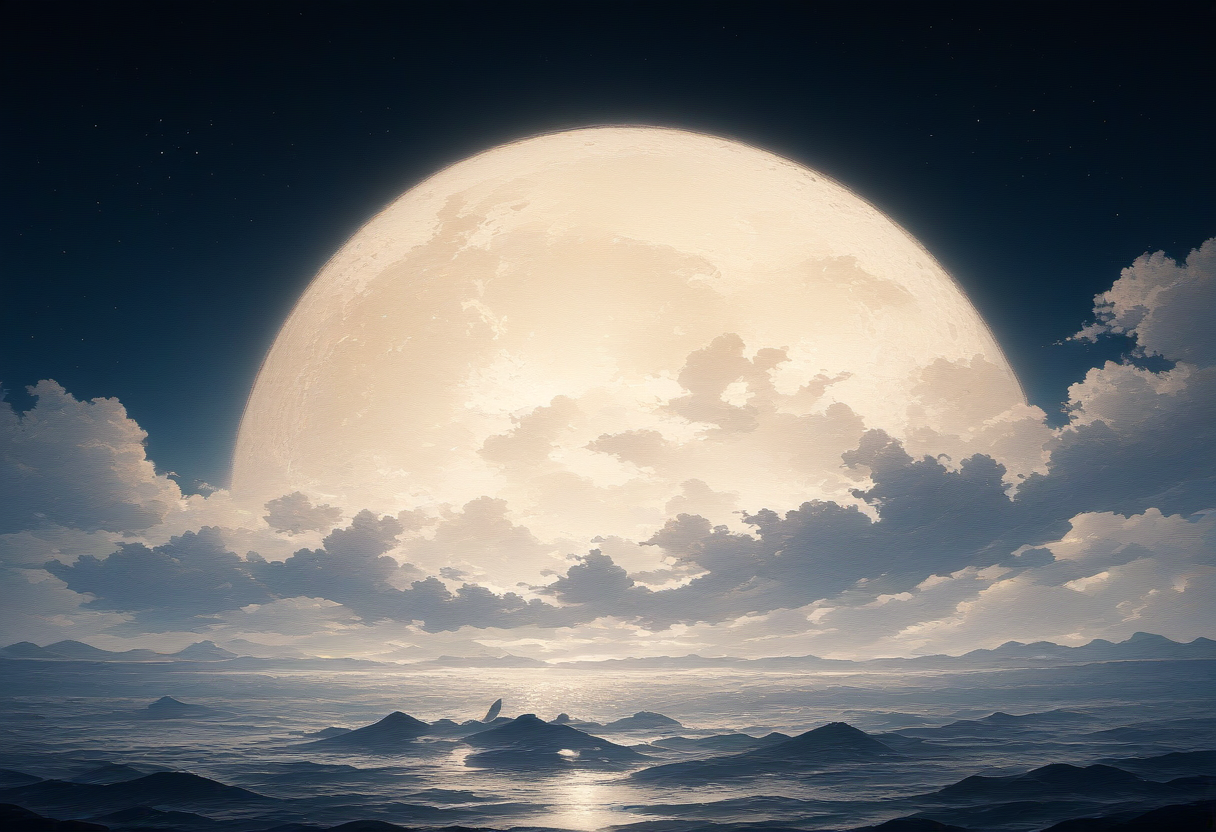 大きな月 | の人気AIイラスト・グラビア