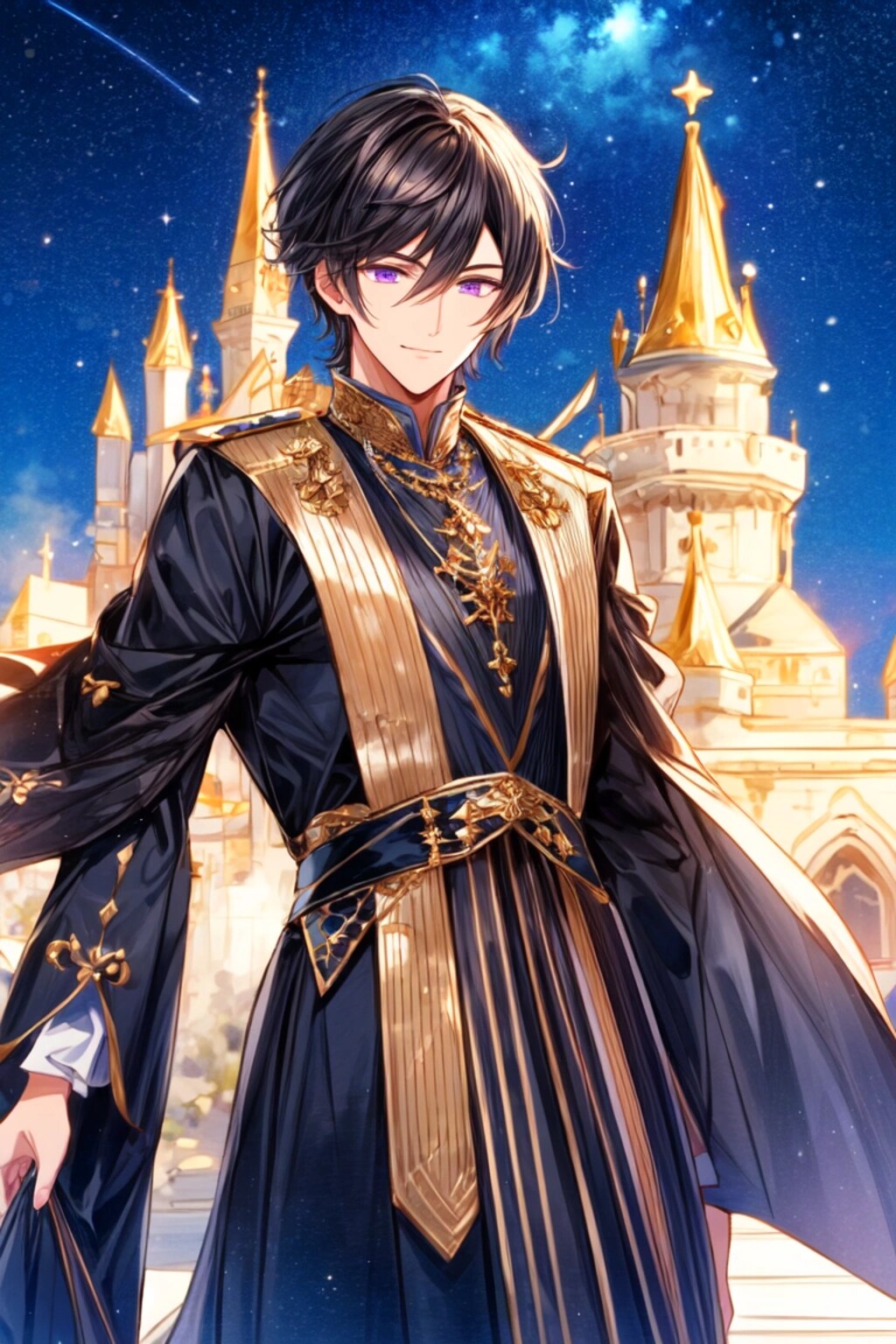 童話の王子様な、黒髪短髪男性★(4枚)