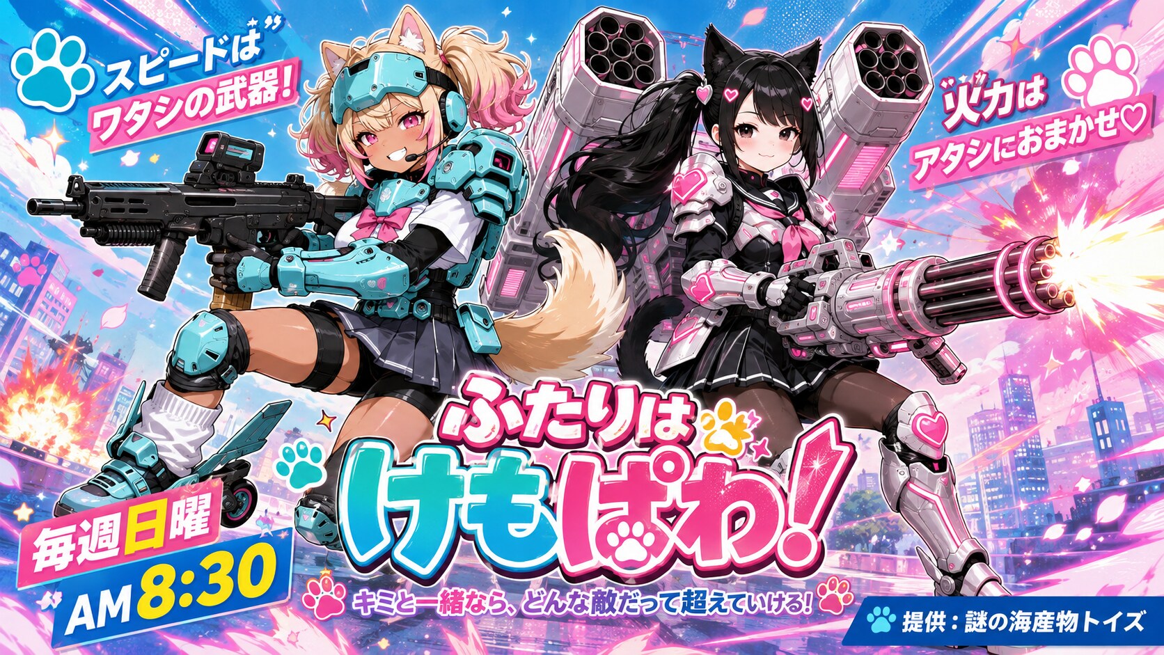 白黒ギャルけもぱわーど！ | の人気AIイラスト・グラビア