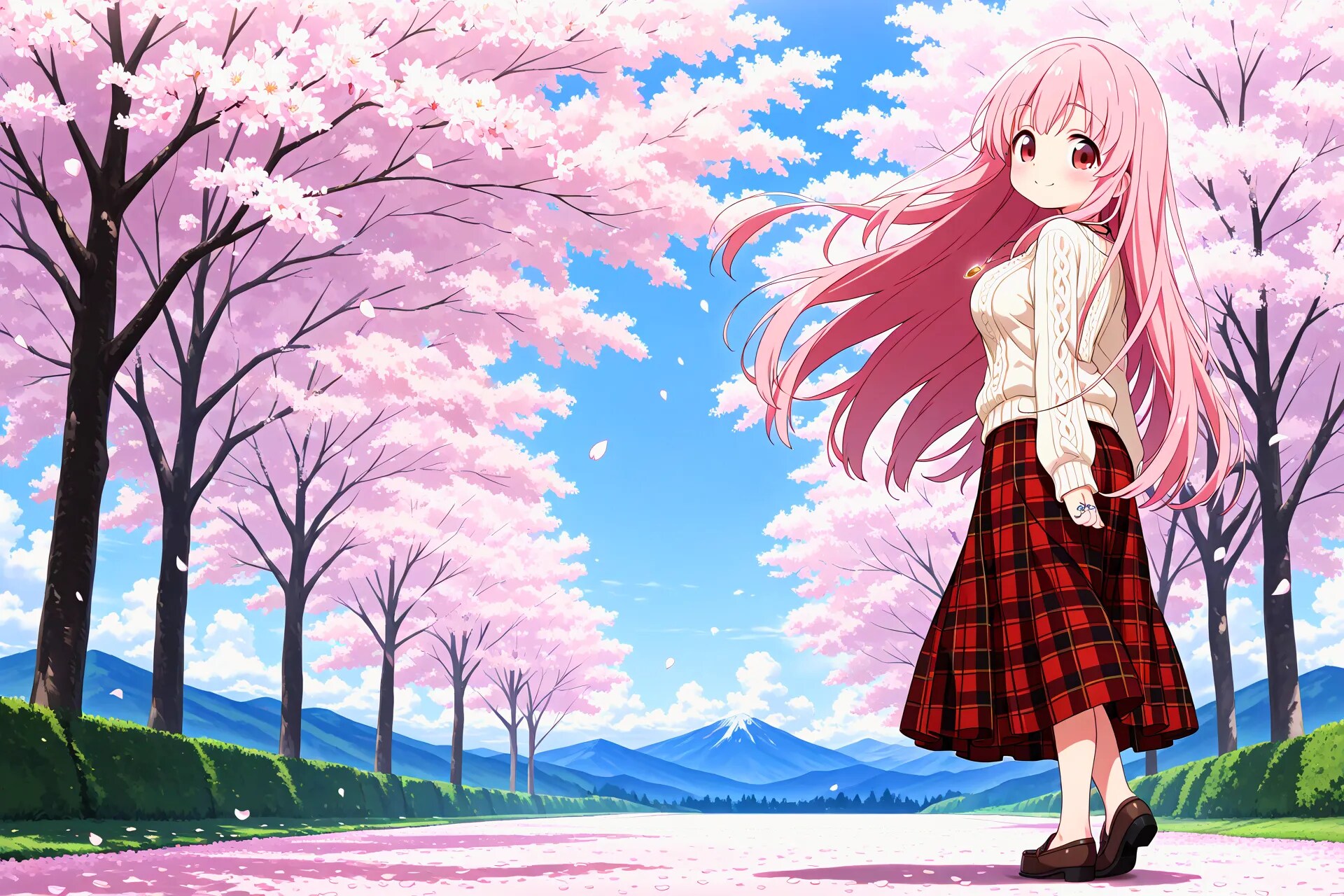 春色コーデな「髪」 | の人気AIイラスト・グラビア