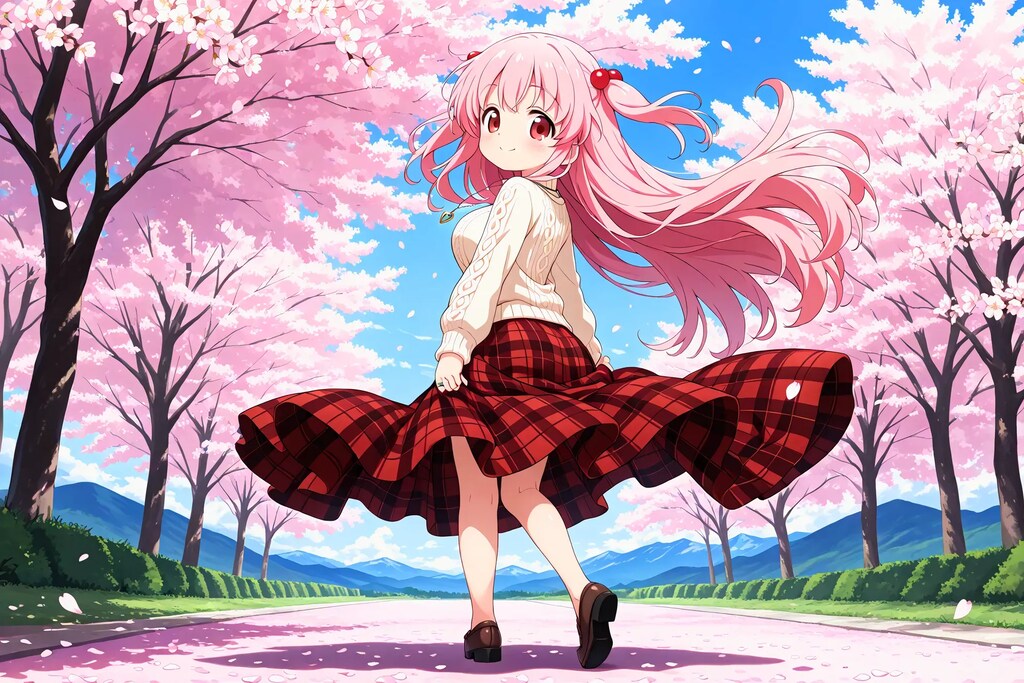 春色コーデな「髪」