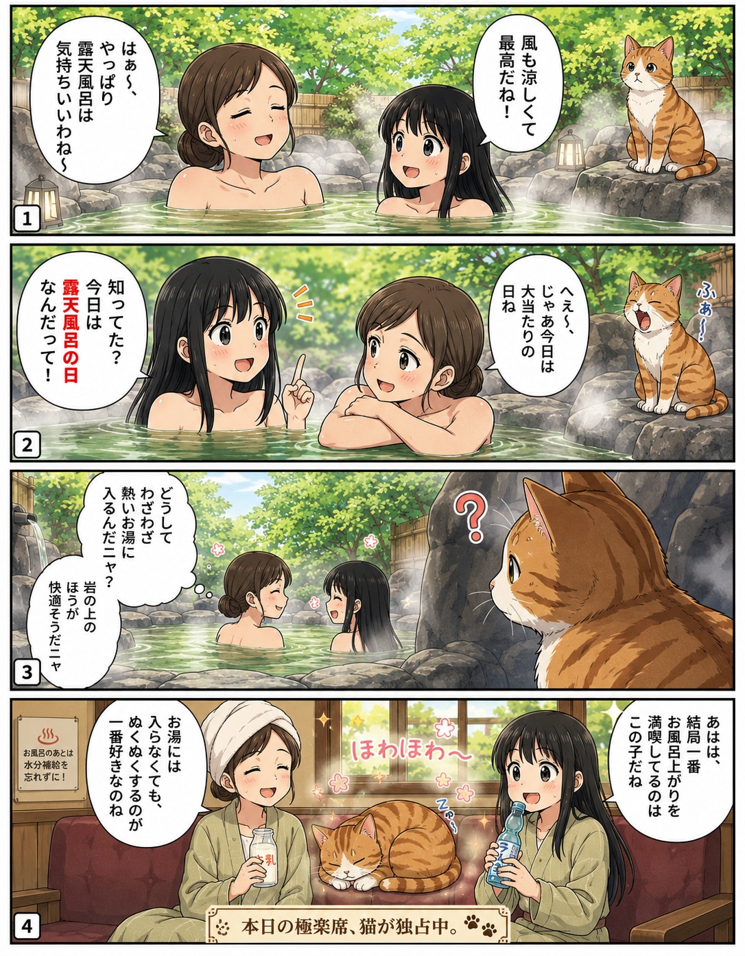 極楽の特等席しょ～！？