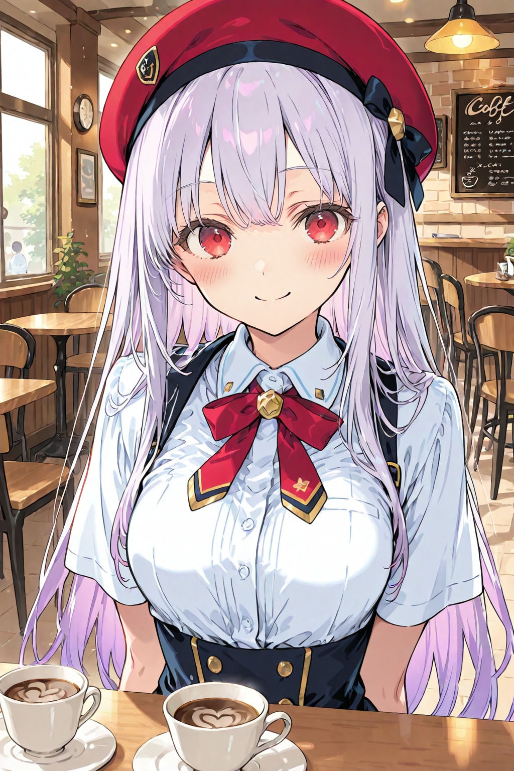 喫茶店にて | の人気AIイラスト・グラビア