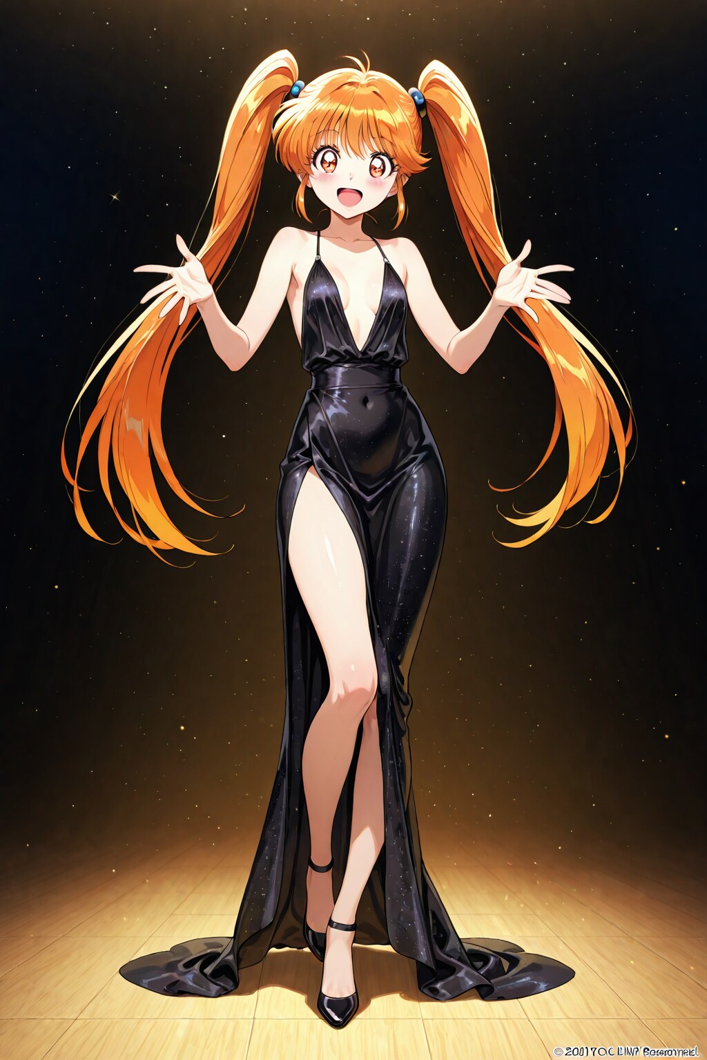 黒ドレス