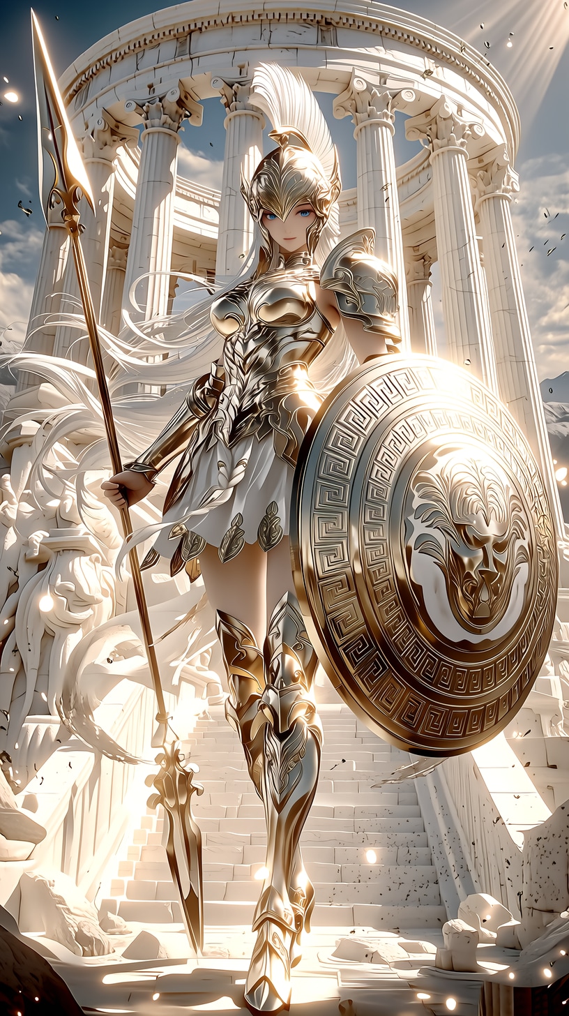 ATHENA — WISDOM OF WAR アテナ ― 戦場を統べる智慧 ― | の人気AIイラスト・グラビア