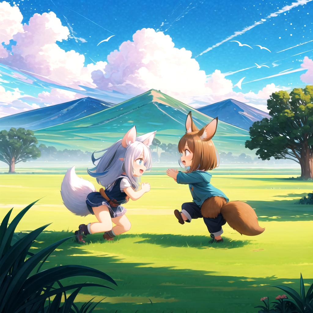 ファースト友達🐱🦊