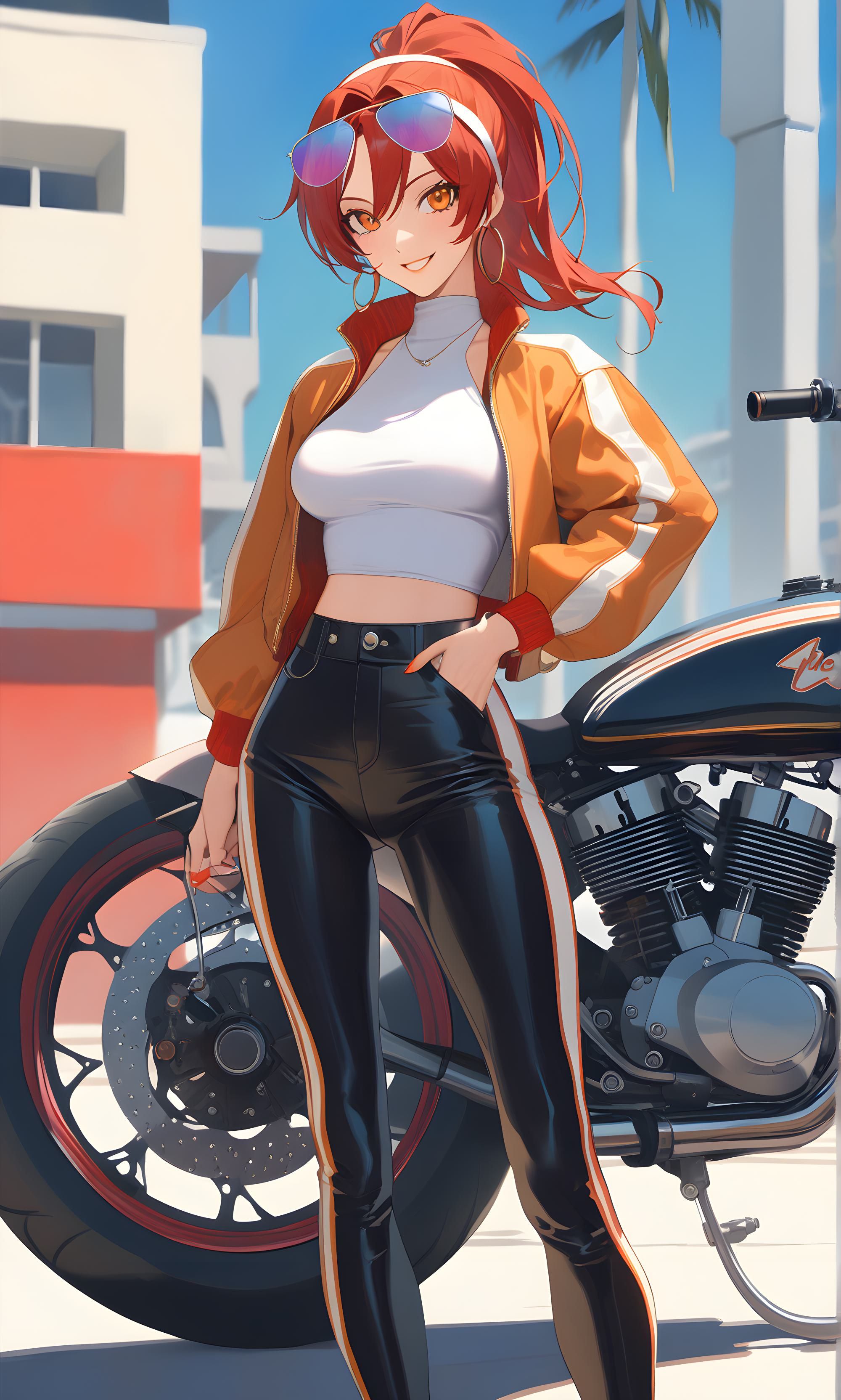 バイク | の人気AIイラスト・グラビア