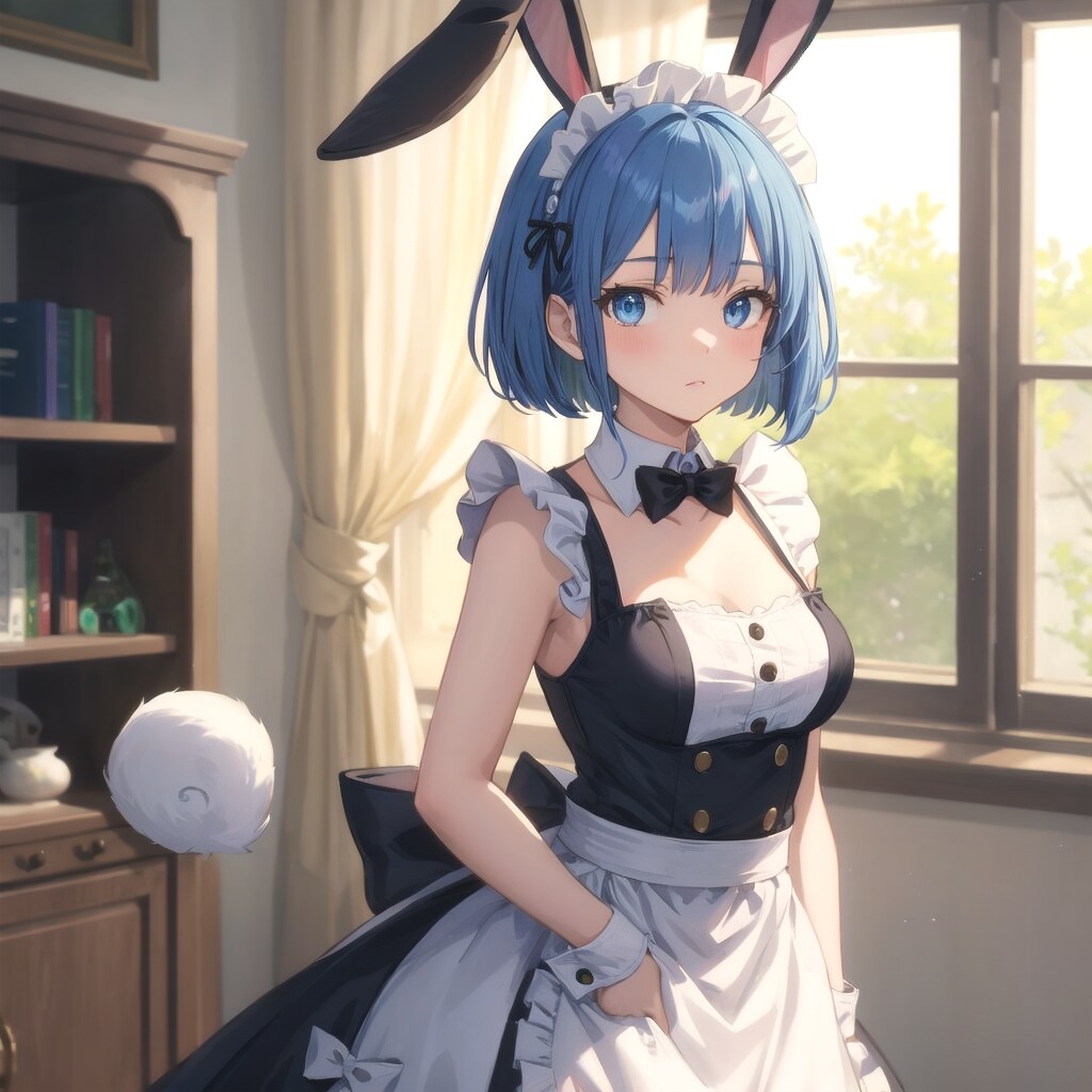 メイドバニー(ボブ子ちゃん②) | の人気AIイラスト・グラビア