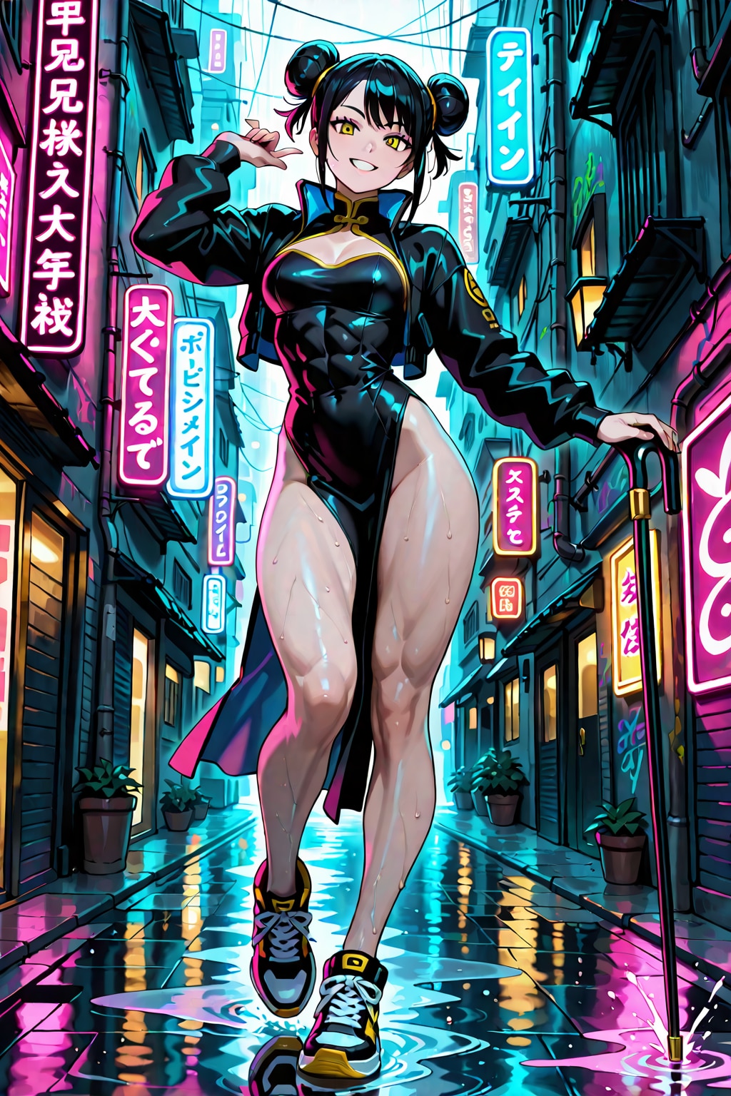 ステッキ。