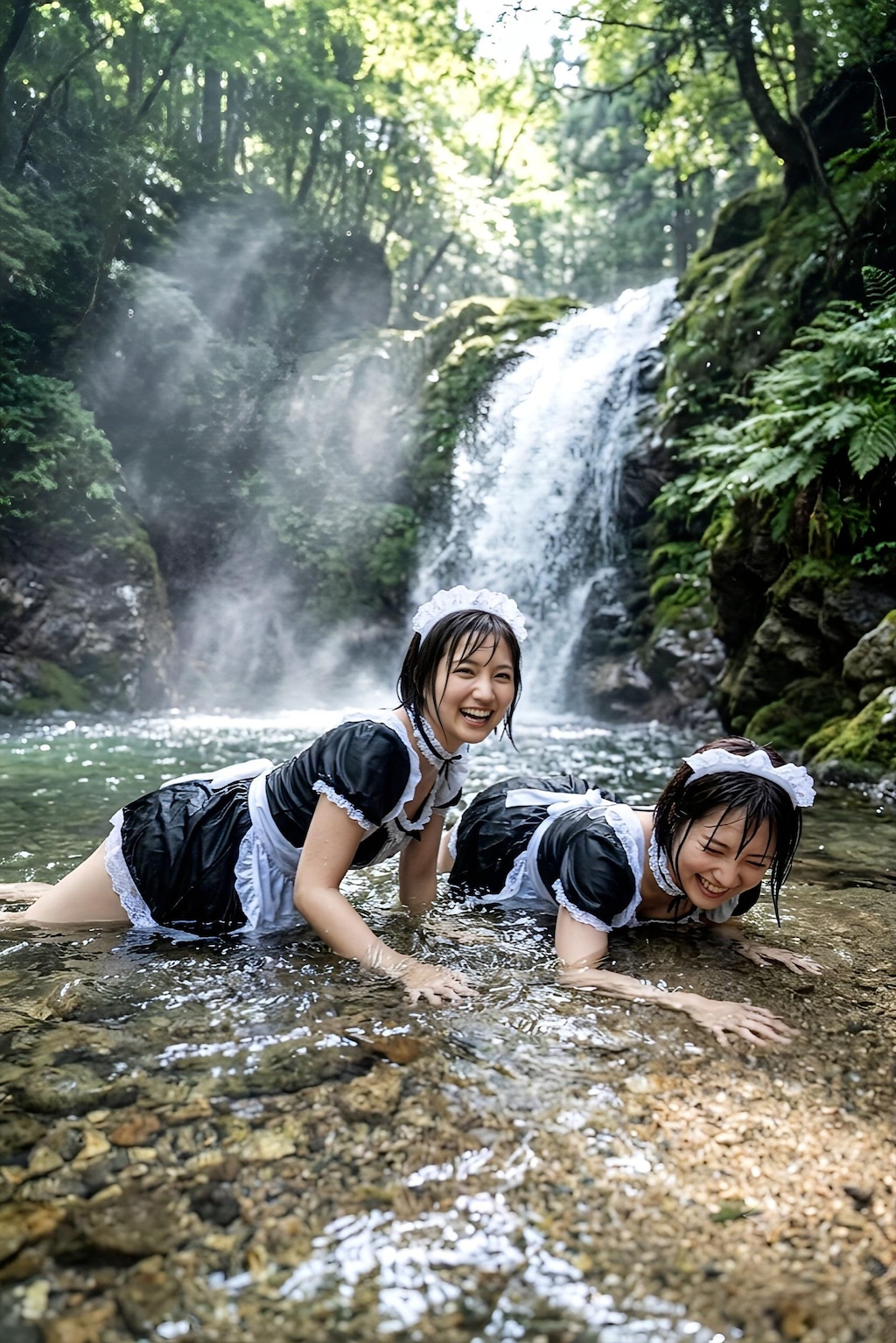 深山で渓流満喫