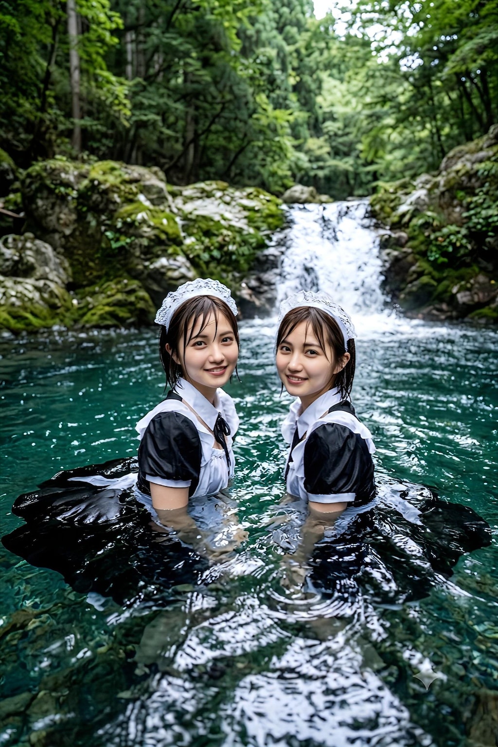 深山で渓流満喫