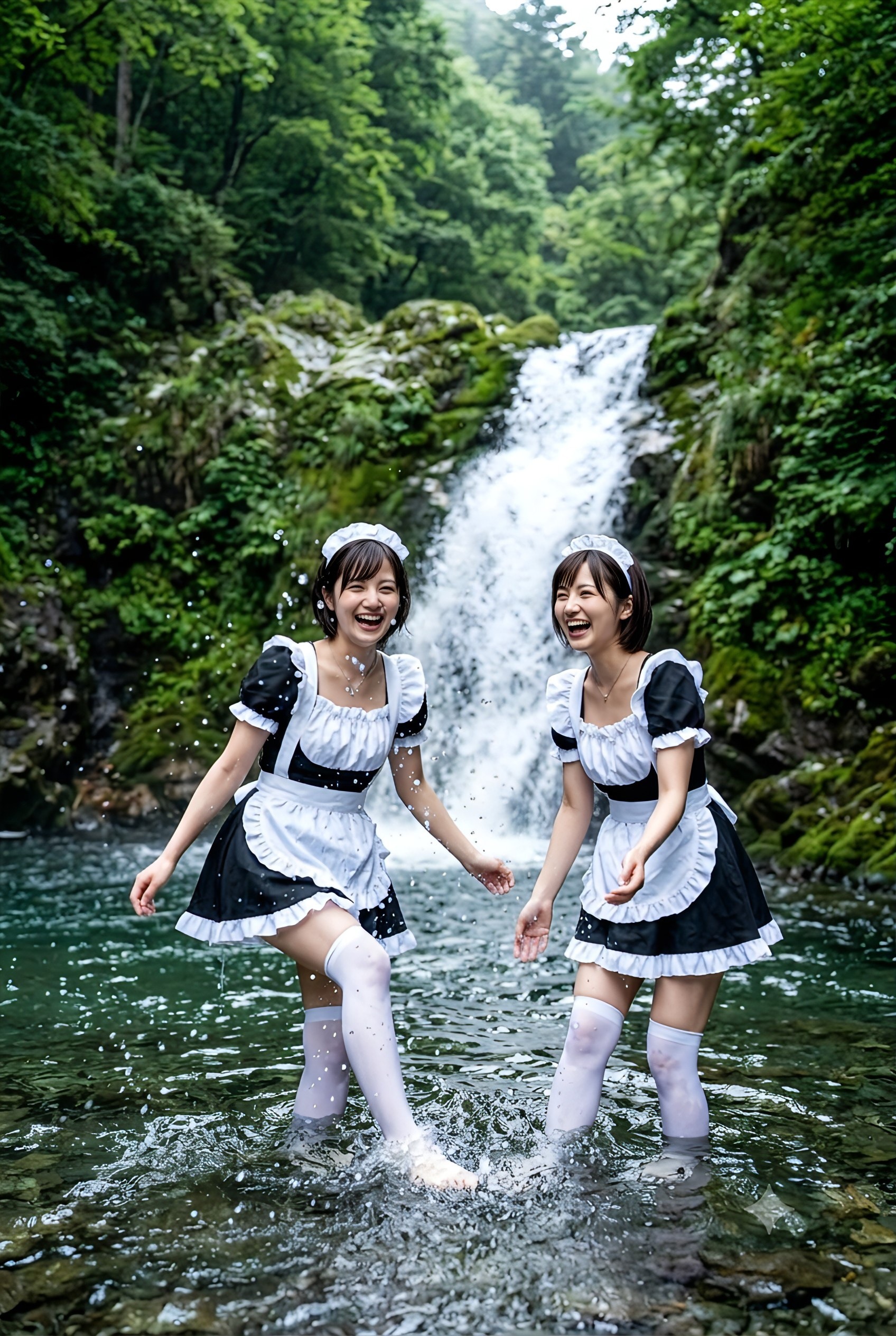 深山で渓流満喫