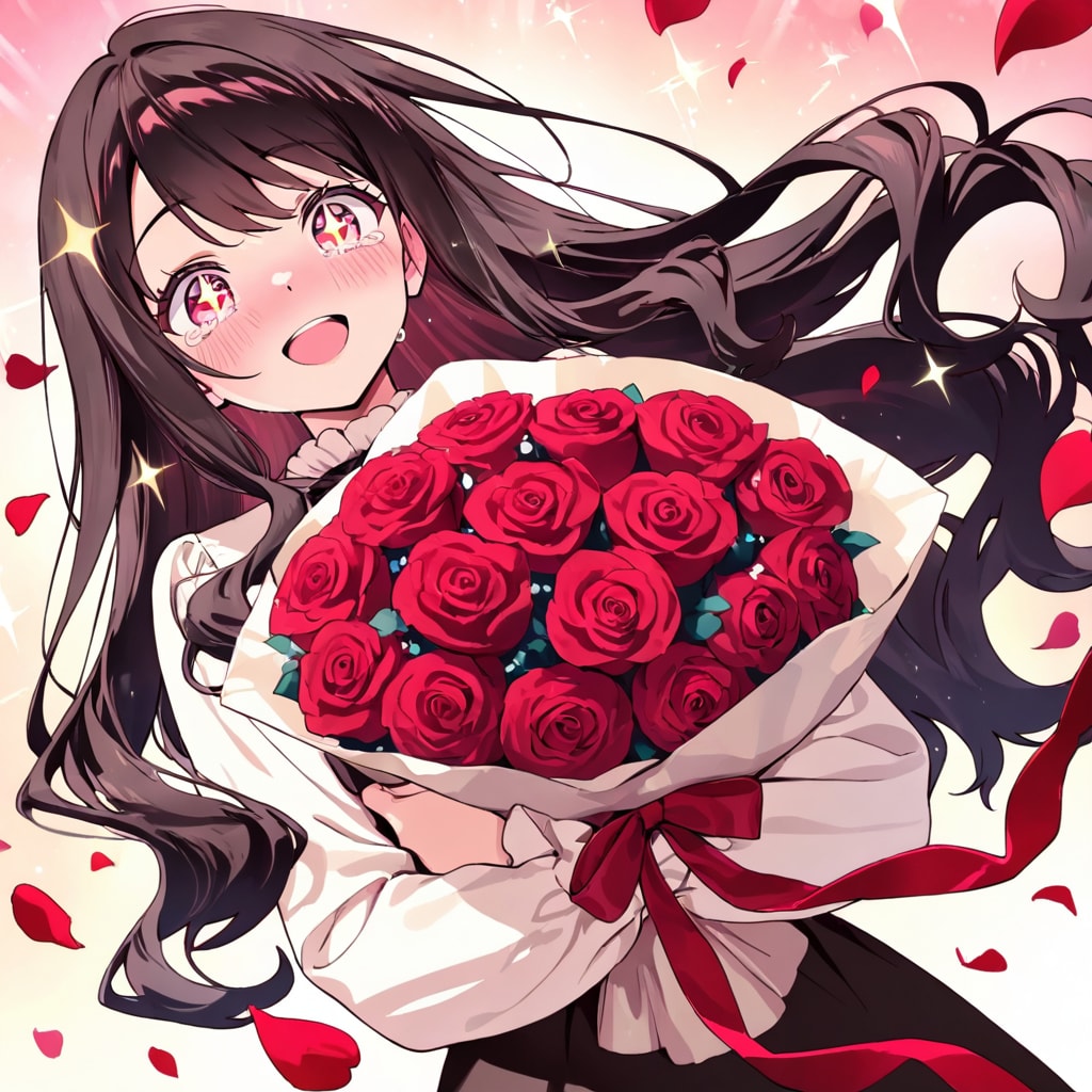 赤いバラの花ことば