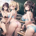 巨乳JK教室『達』のエッなお着替えミニ写真集 3枚目