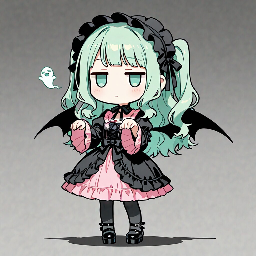 ジト目の緑髪ちゃん