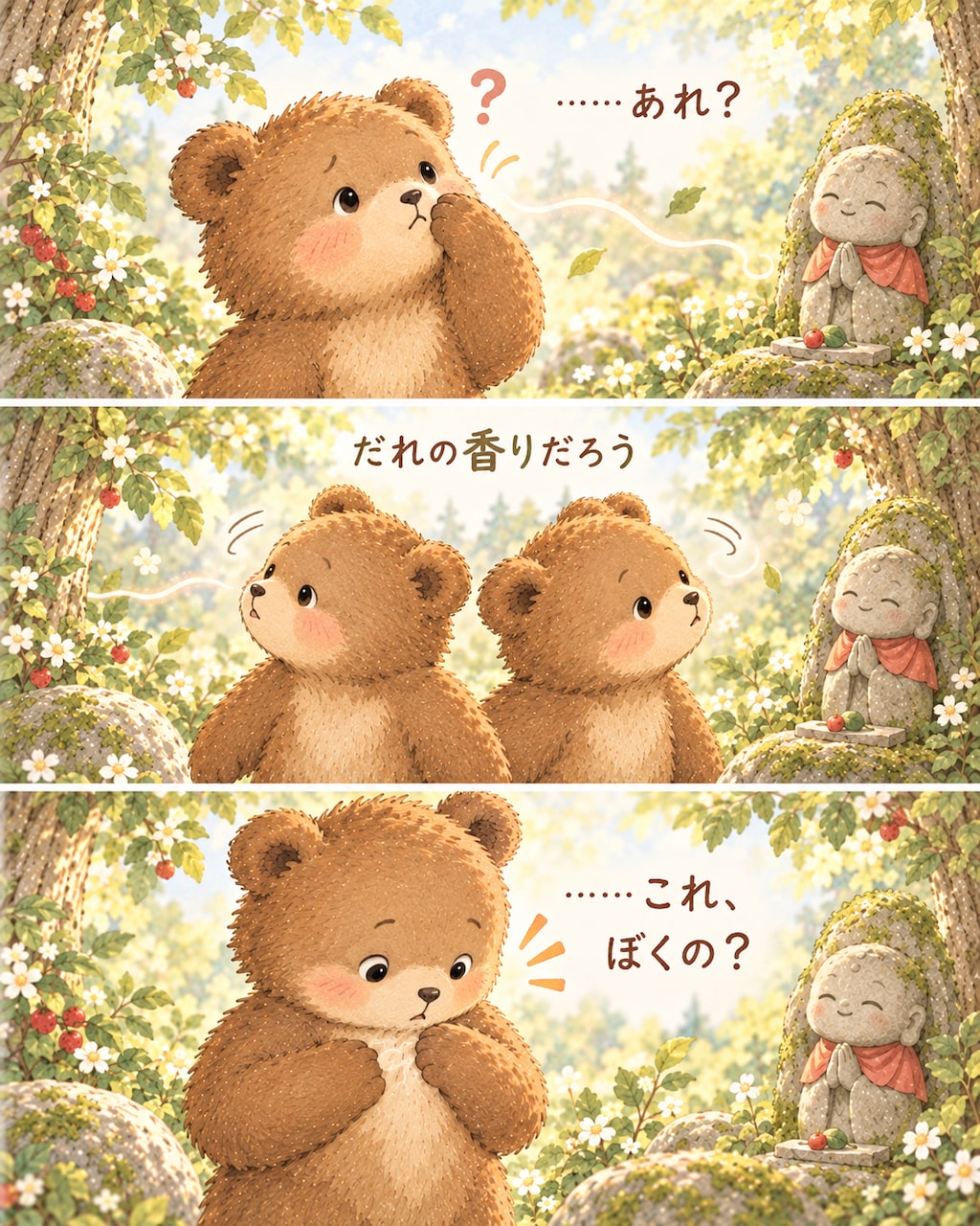 『こぐまと ふしぎな香り』前編