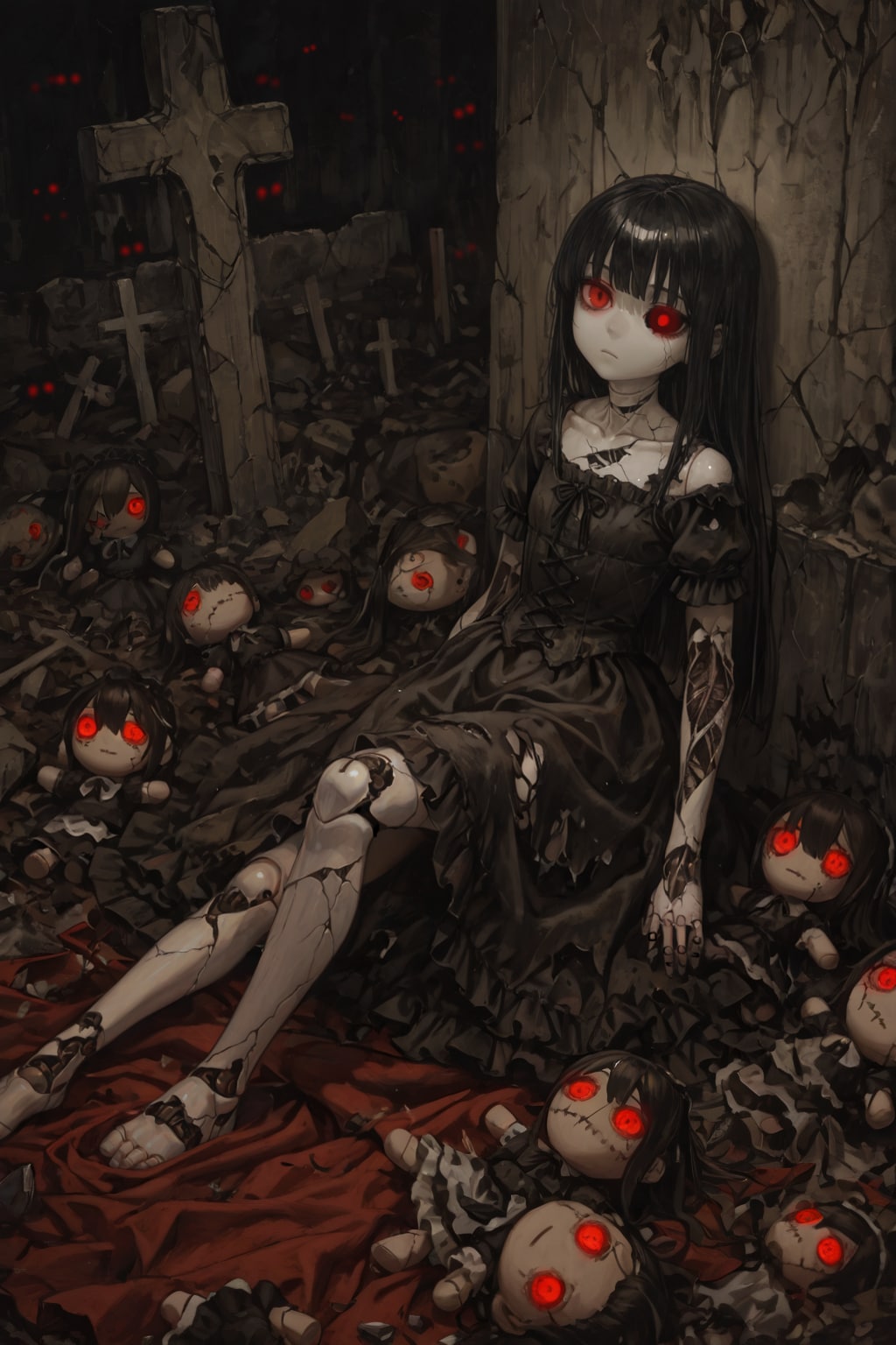 残像 | の人気AIイラスト・グラビア