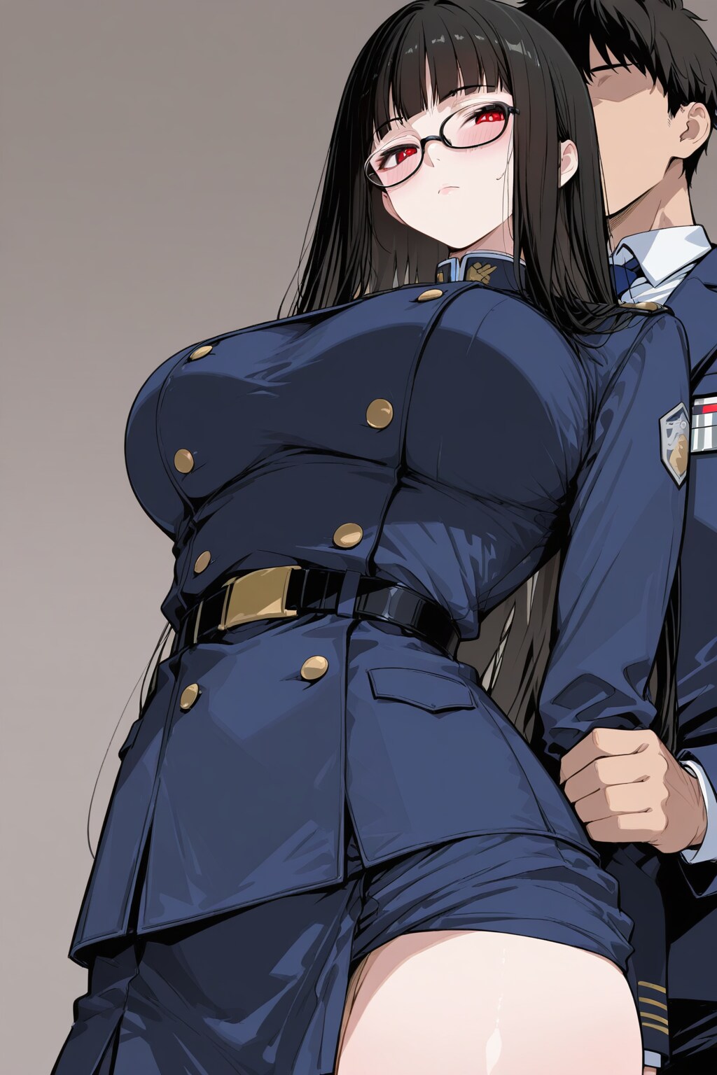 後ろから