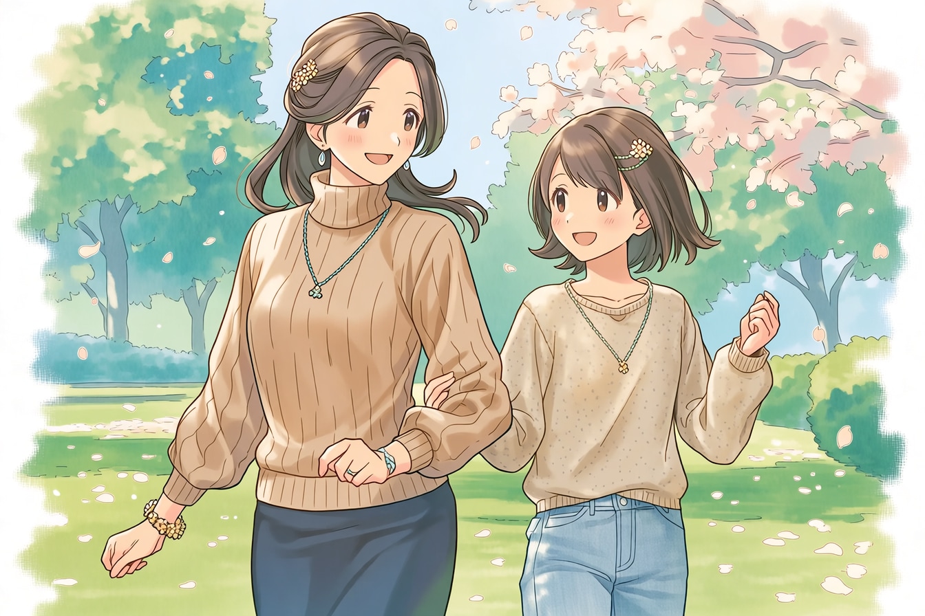 母と娘273 | の人気AIイラスト・グラビア