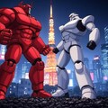 超紅 VS 超白 ー圧超級バトルー【圧超級ロボ】 5枚目