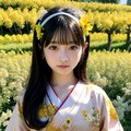 菜の花畑がお満開 6枚目