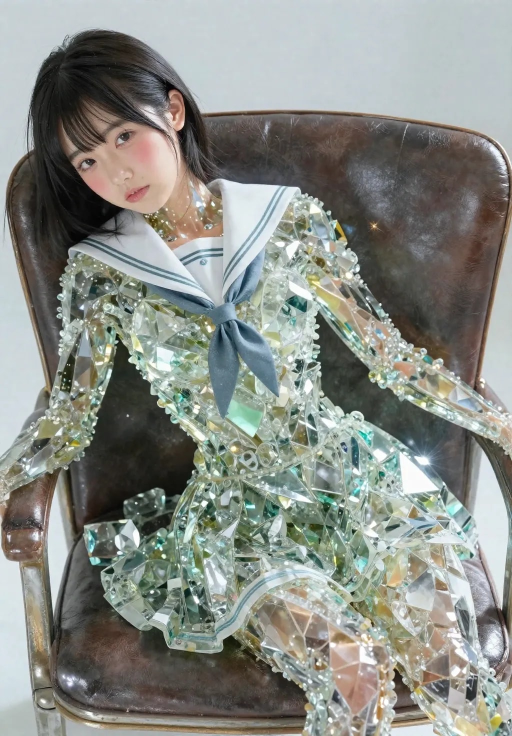 鉱石化する少女　１