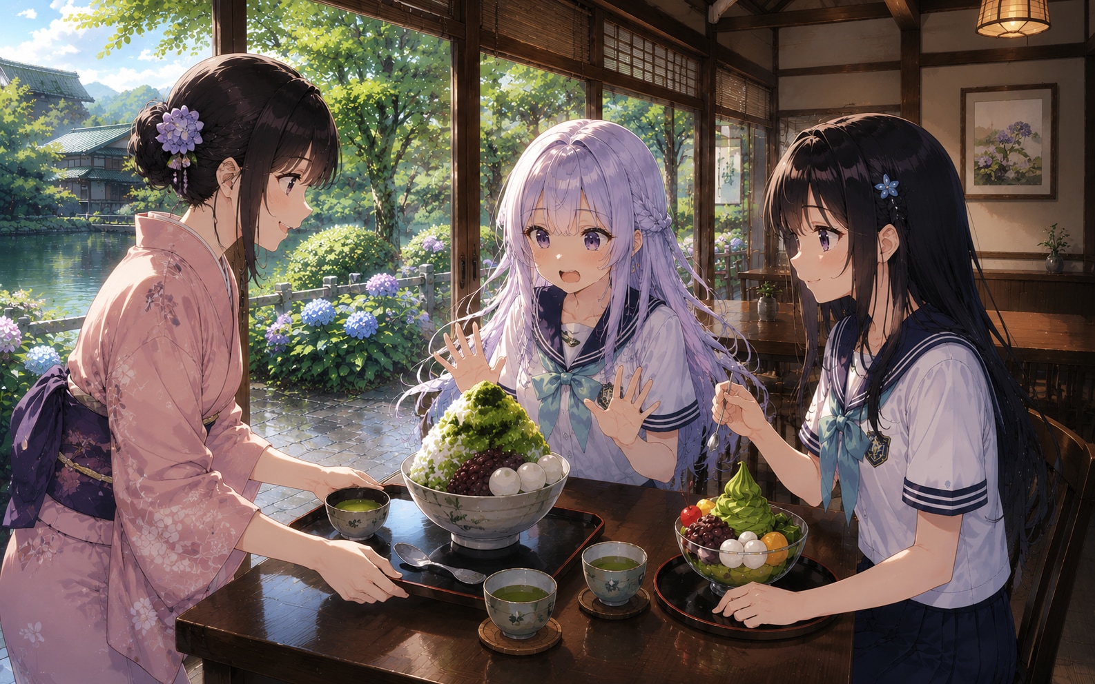 放課後の甘味処