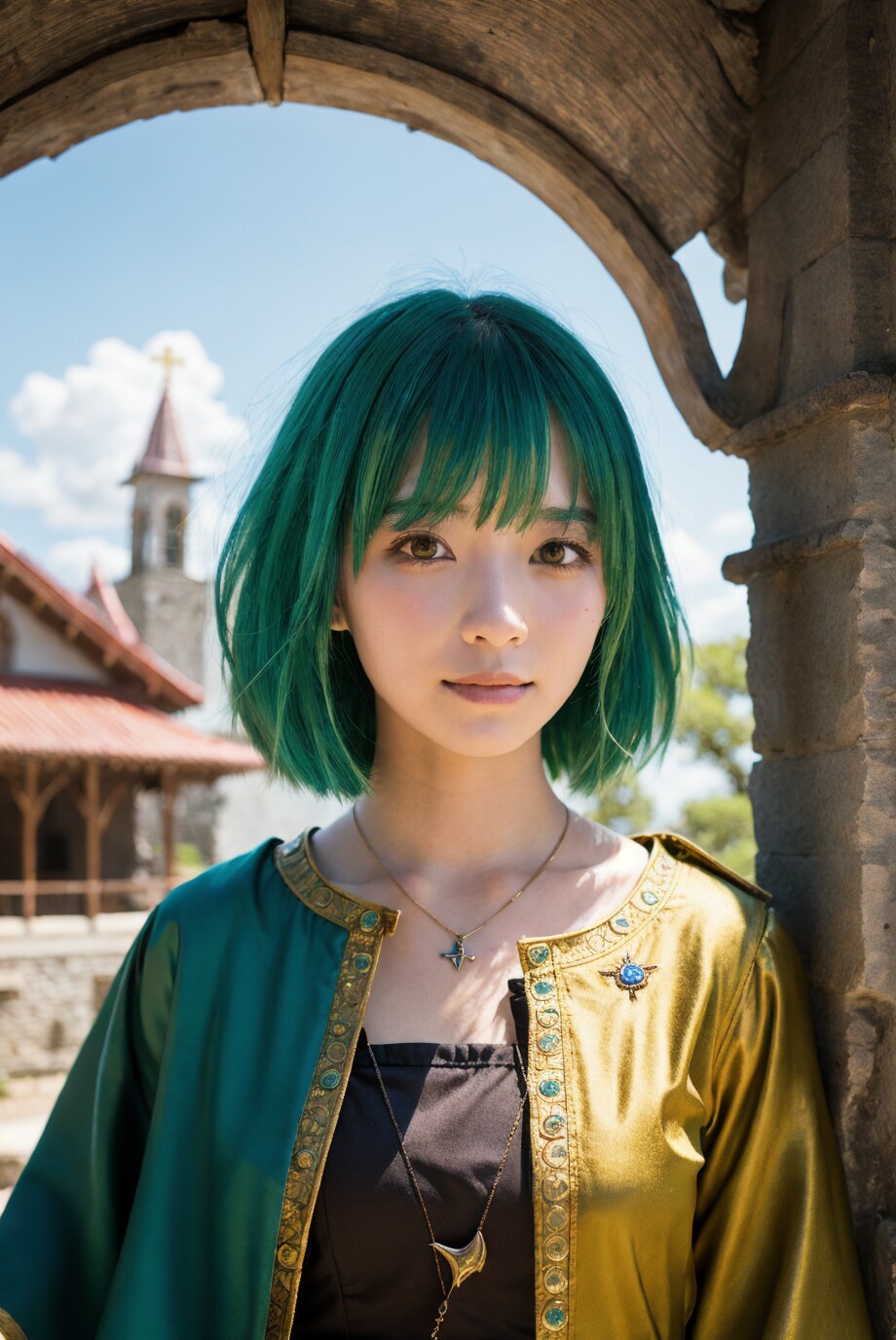 緑髪の旅人
