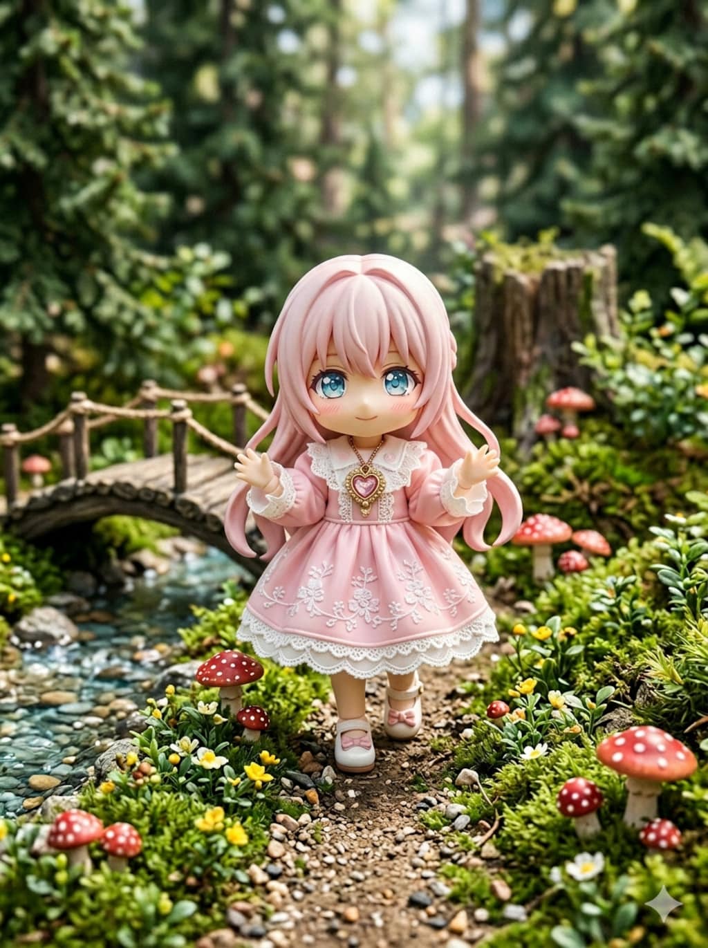 えきどなちゃんの森でお散歩