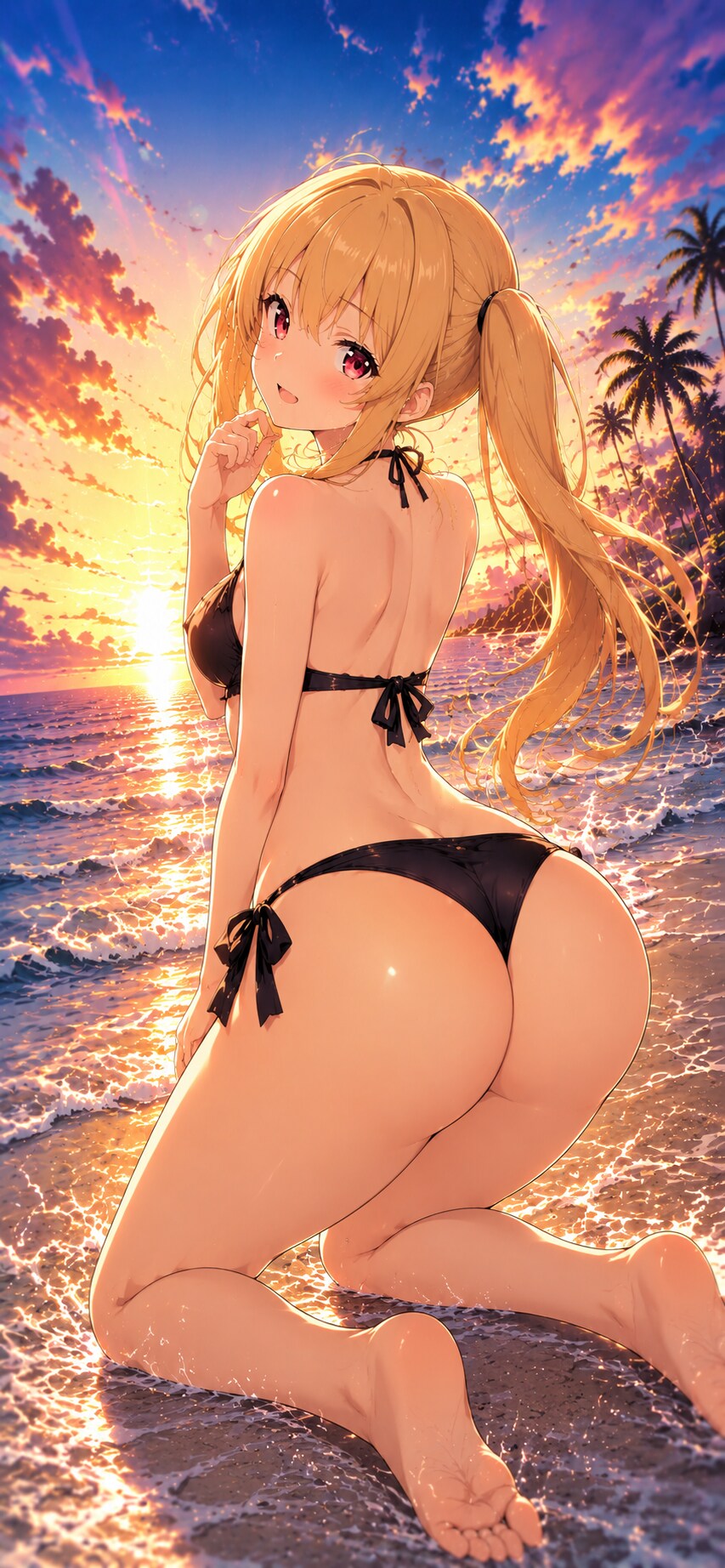 スマホ壁紙  水着ユエ②