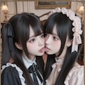 地雷系ちゃんのレズビアン005《ゴシックロリータSeaArt》 12枚目
