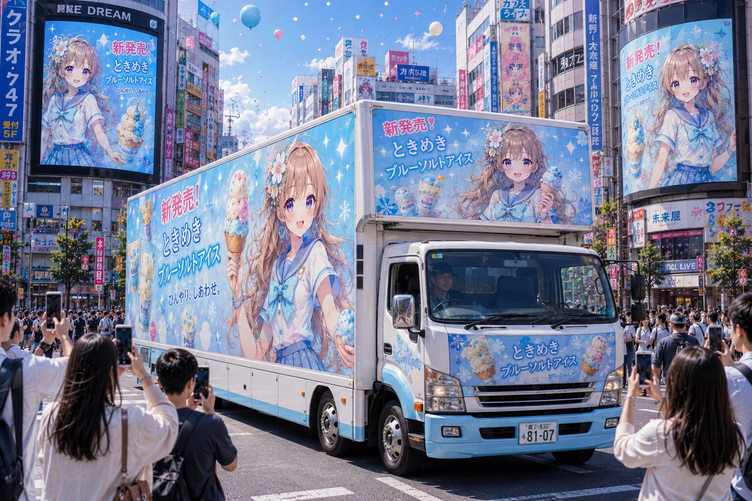 新発売！ときめきブルーソルトアイス