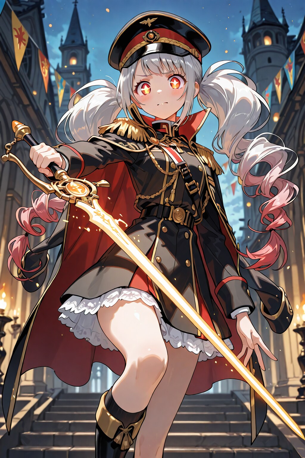 軍人さん風な魔法少女 | の人気AIイラスト・グラビア