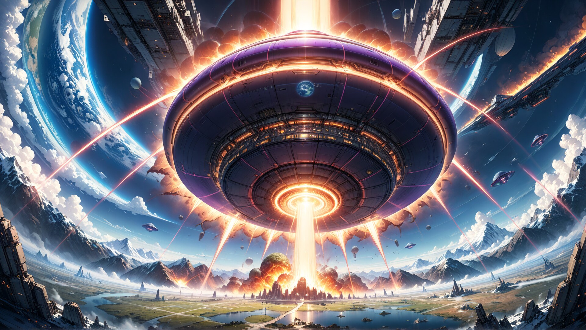 UFO襲来 | の人気AIイラスト・グラビア