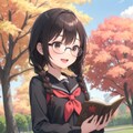 委員長ちゃんと一緒に読書の秋 7枚目