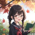 委員長ちゃんと一緒に読書の秋 2枚目