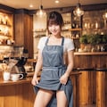 【12枚】見せてくれるカフェ店員ちゃん No.2 12枚目