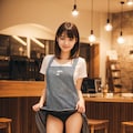 【12枚】見せてくれるカフェ店員ちゃん No.2 9枚目
