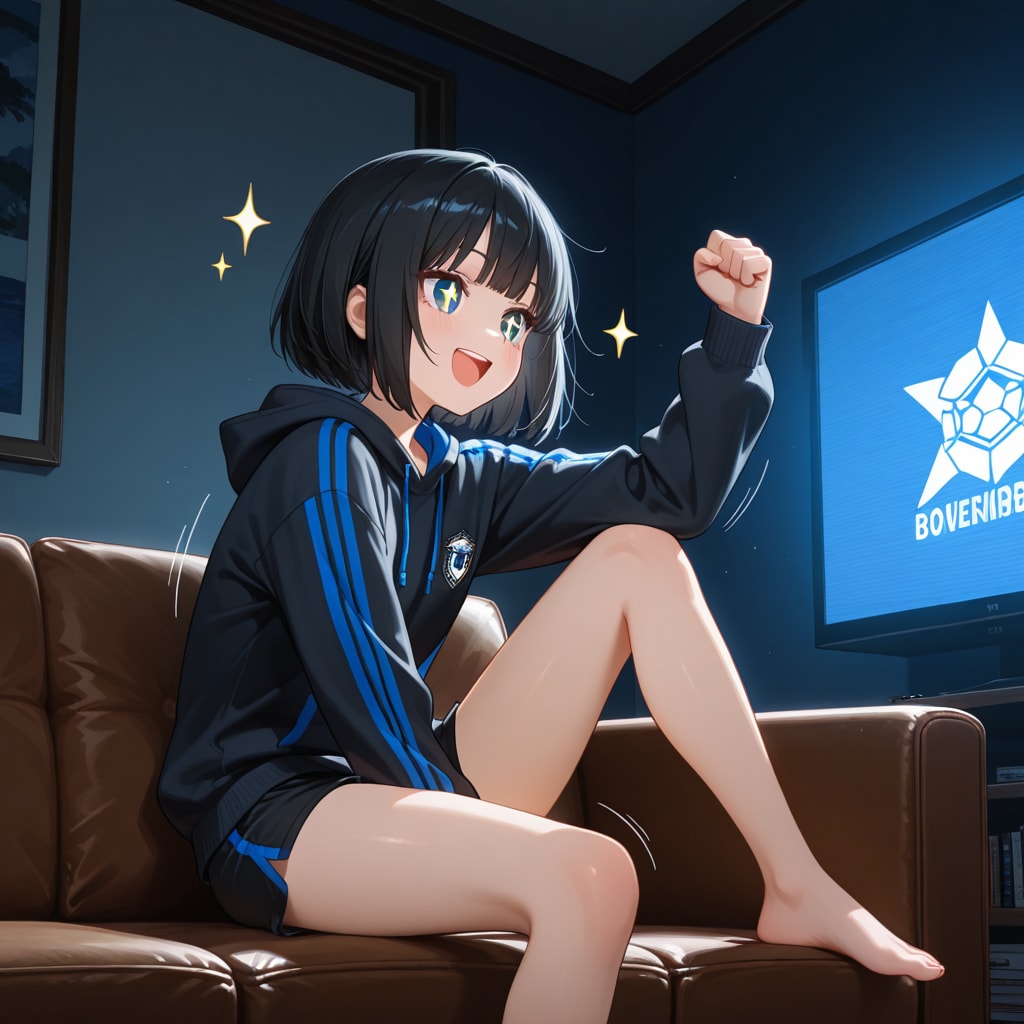 素直じゃない子のサッカー観戦