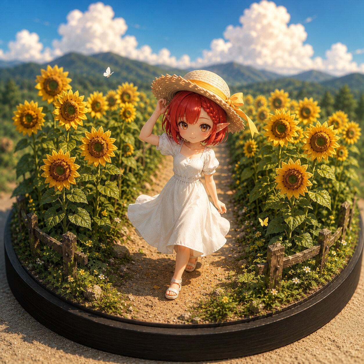 修正版　夏色の小道（ミニ） | の人気AIイラスト・グラビア