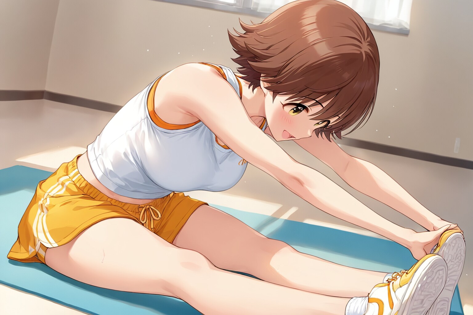 準備運動をする本田未央 | の人気AIイラスト・グラビア