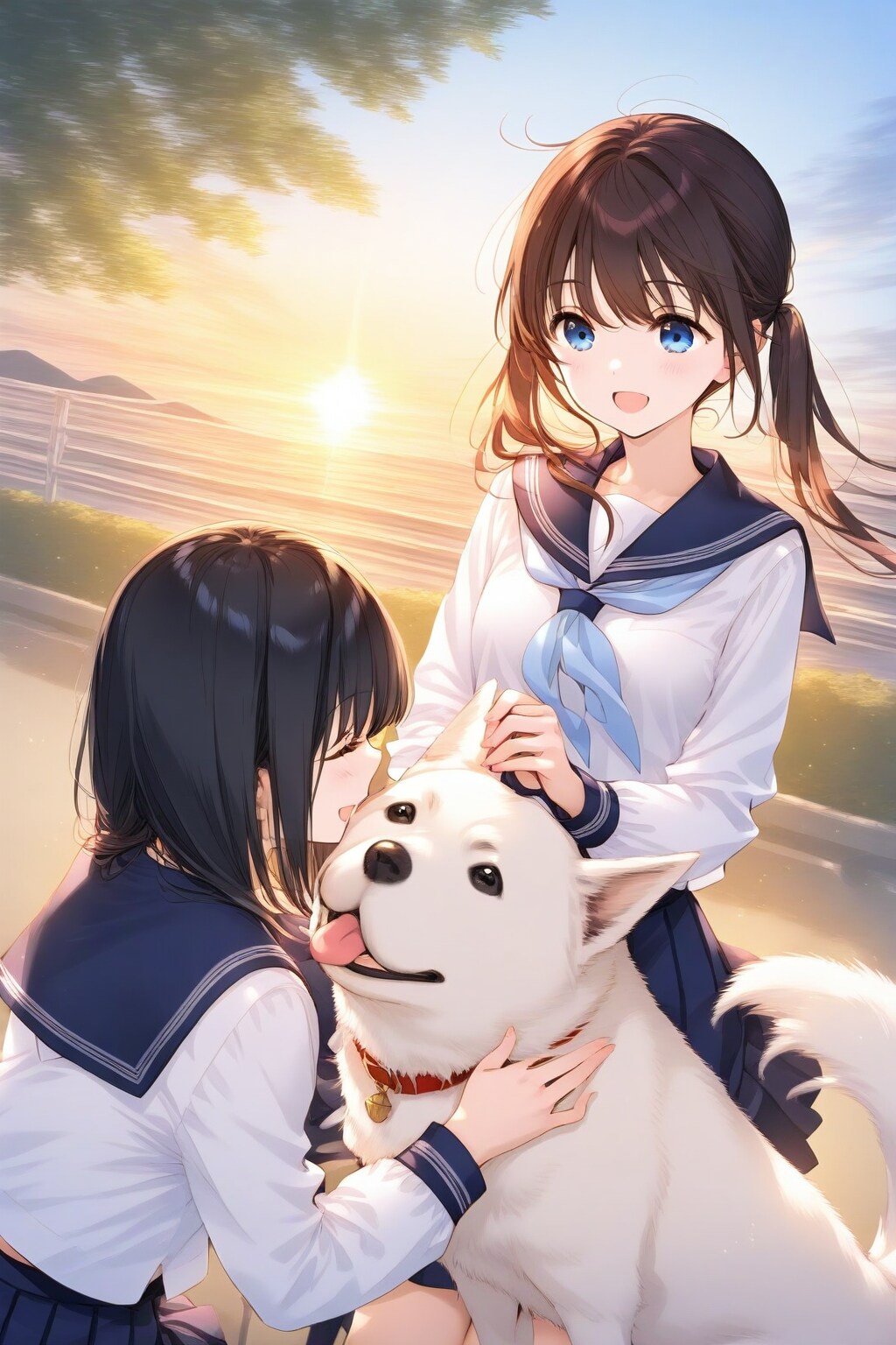 三つの笑顔、ひとつの幸せ