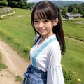 田舎の女の子 3枚目