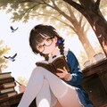 青空読書 2枚目