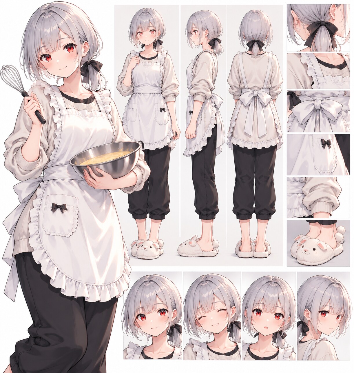 夕たち私服設定画 | の人気AIイラスト・グラビア