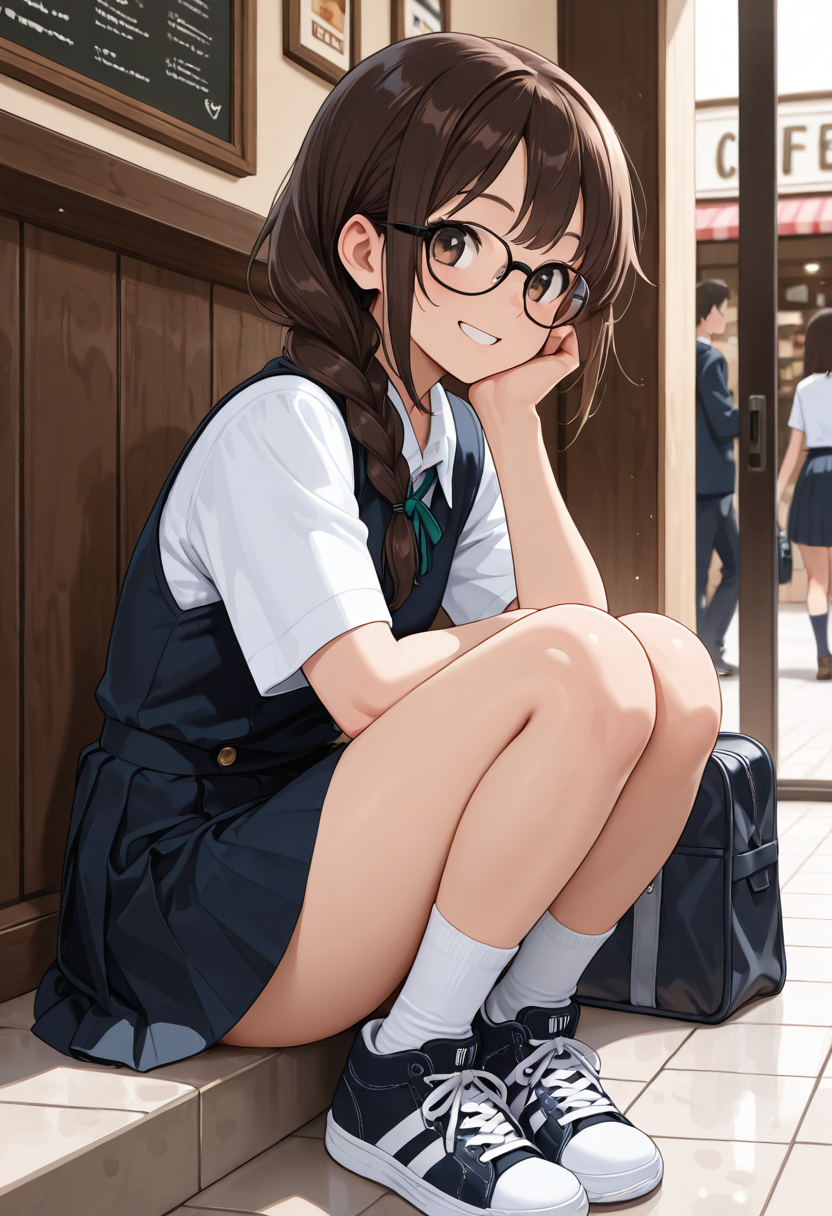 放課後の寄り道カフェ | の人気AIイラスト・グラビア
