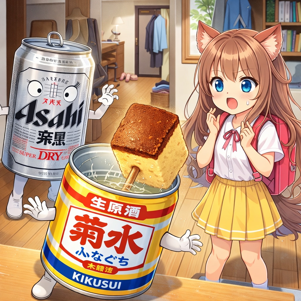 実家に帰るとカステラを日本酒に浸されてた小さな女の子