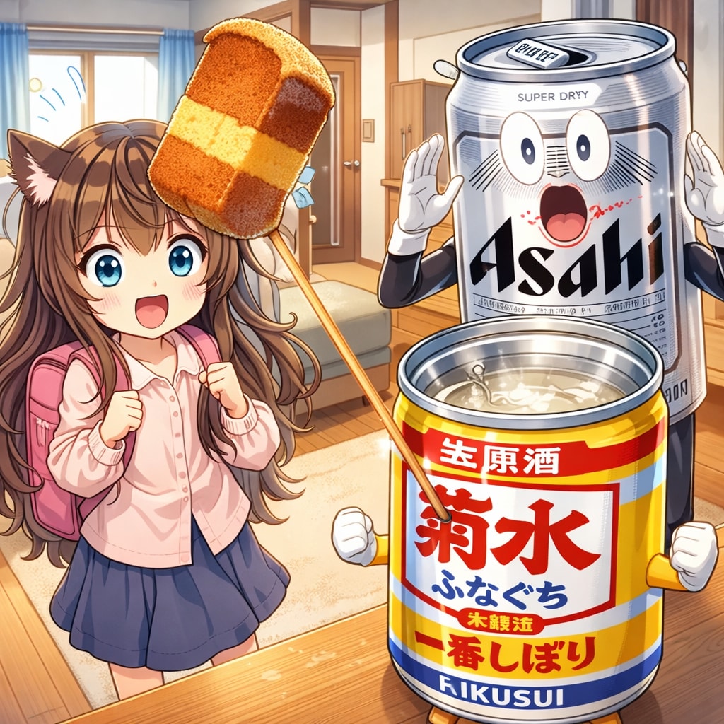 実家に帰るとカステラを日本酒に浸されてた小さな女の子