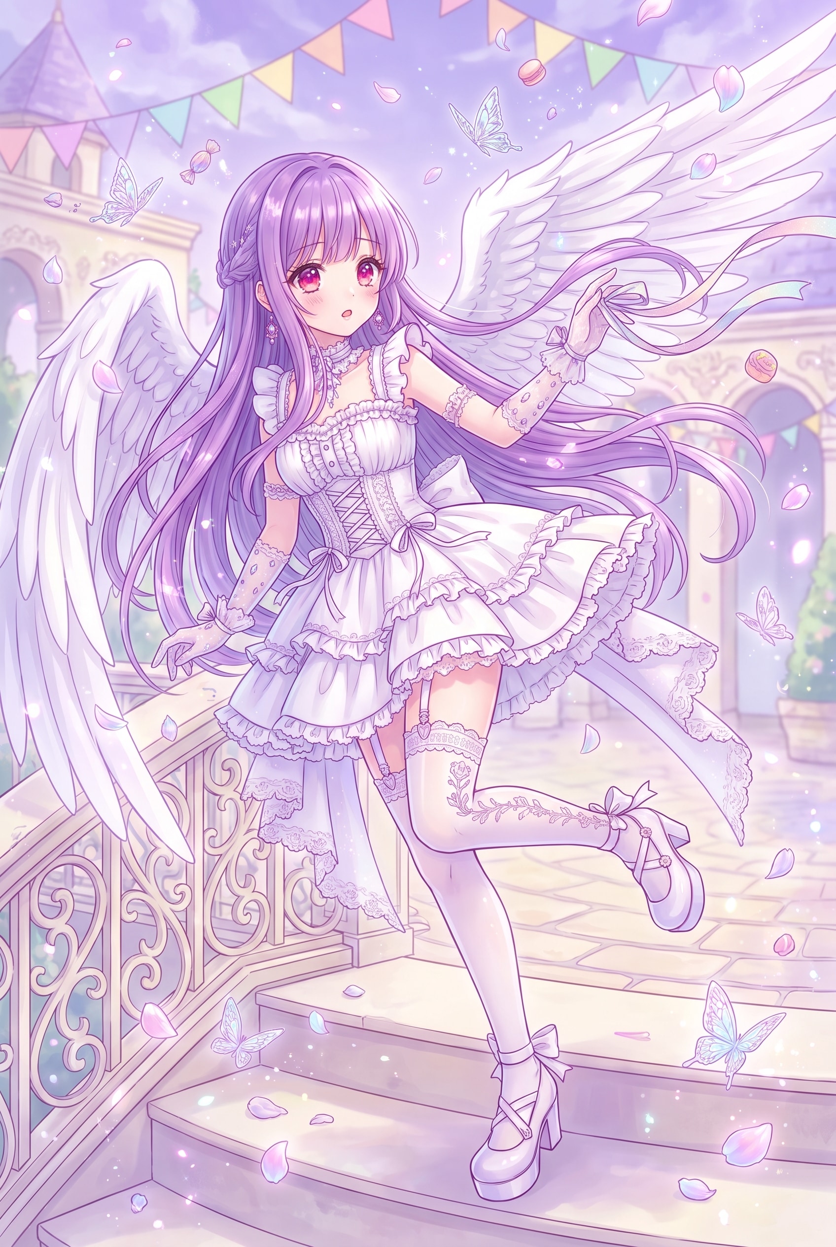 紫翼夢綺譚 | の人気AIイラスト・グラビア