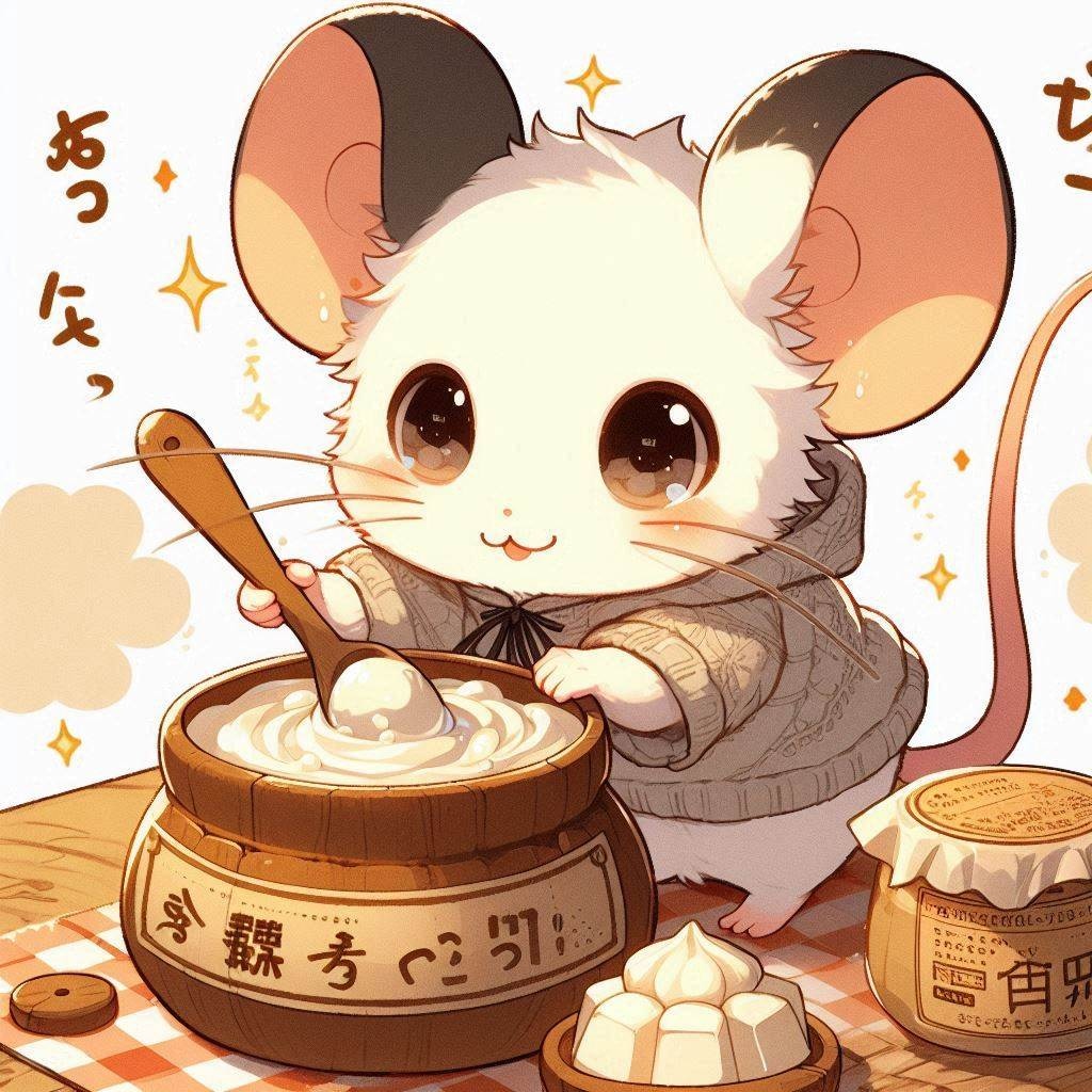 チーズを自作する二足歩行鼠ちゃん？
